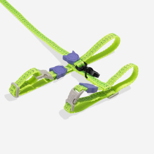Zee.Cat Harness with Leash - Reflective Lumen 
