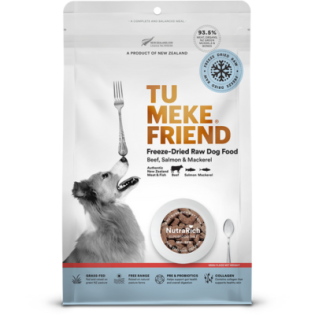 Freeze Dried Raw Dog Food - Beef, Salmon & Mackerel 320g