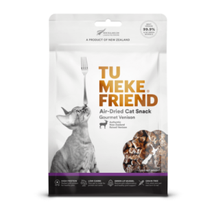 Tu Meke Friend Air Dried Cat Snacks - Gourmet Venison - 120g
