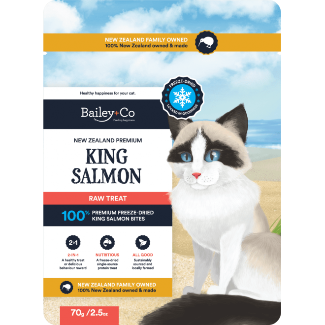 Bailey + Co Cat Salmon Bites 70g