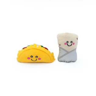 ZippyClaws NomNomz - Taco & Burrito 2-Pack