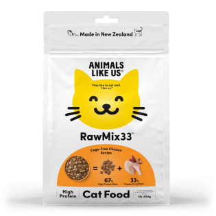 Animals Like Us Cat RawMix33 With Cage-Free Chicken 450g
