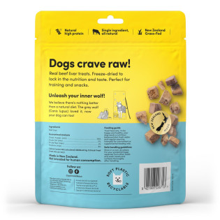 Animals Like Us Freeze Dried Grass-Fed Beef Liver Treats 85g